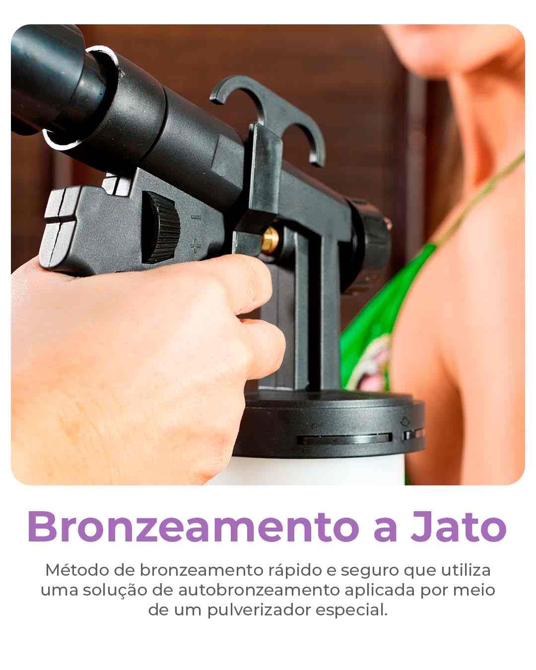 Bronzeamento a jato-compressed
